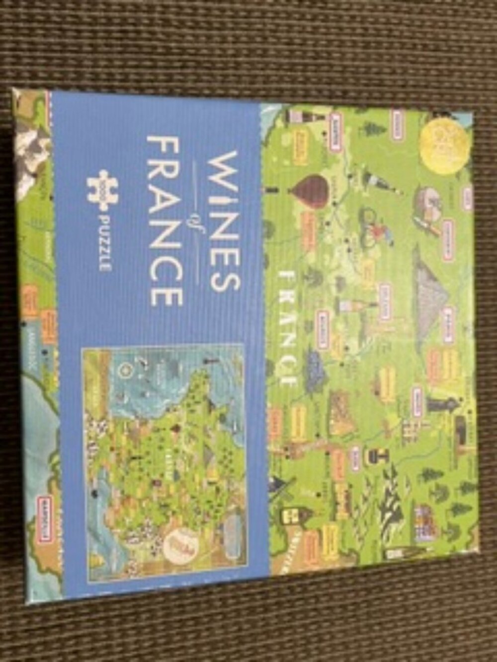 1000 Piece "Wines of France" Puzzle